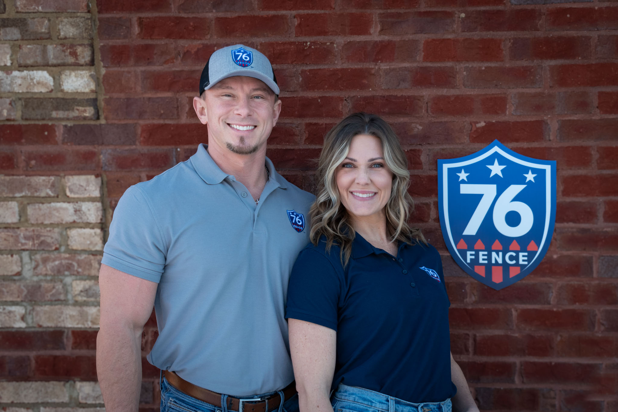 76 FENCE regional developer and franchise owners, Josh and Deana Persons. 