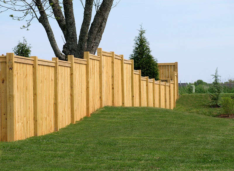 pressure treate pine fencing in Mt. Juliet, TN installed by the experts at 76 FENCE.