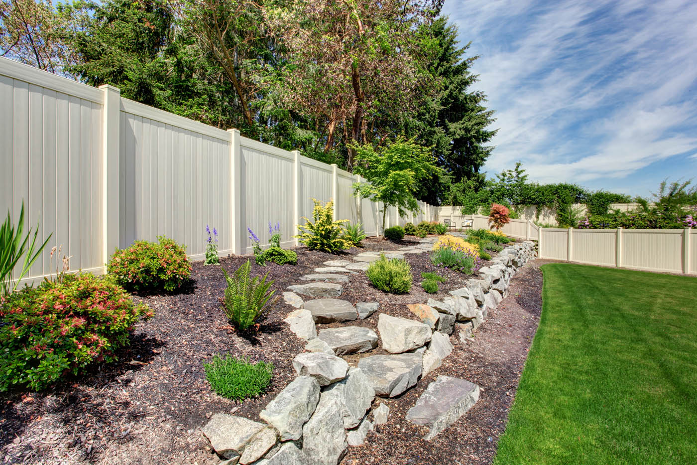 A recently insalled fence, choose us for your fence materials in Nashville, TN.