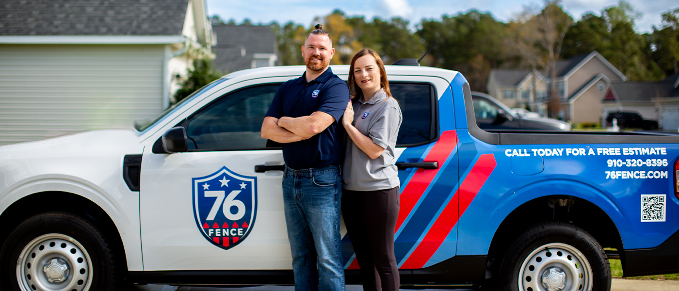 76 Fence Coastal Carolina photo of team members.