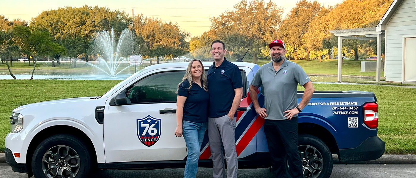 76 Fence West Houston photo of team members.